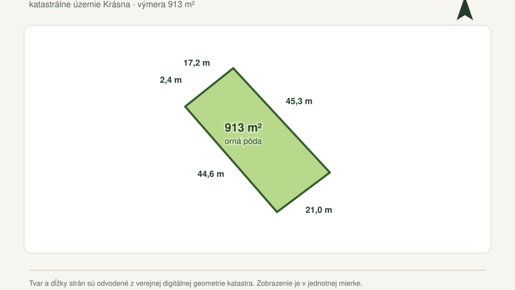 INVESTIČNÝ POZEMOK / KOŠICE-KRÁSNA