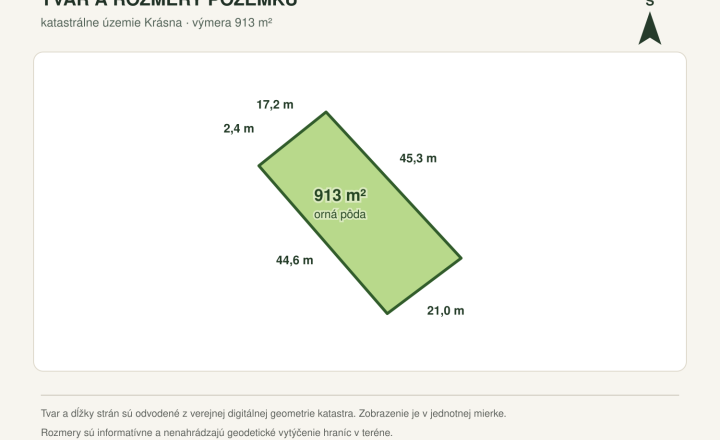 INVESTIČNÝ POZEMOK / KOŠICE-KRÁSNA - fotografia 1